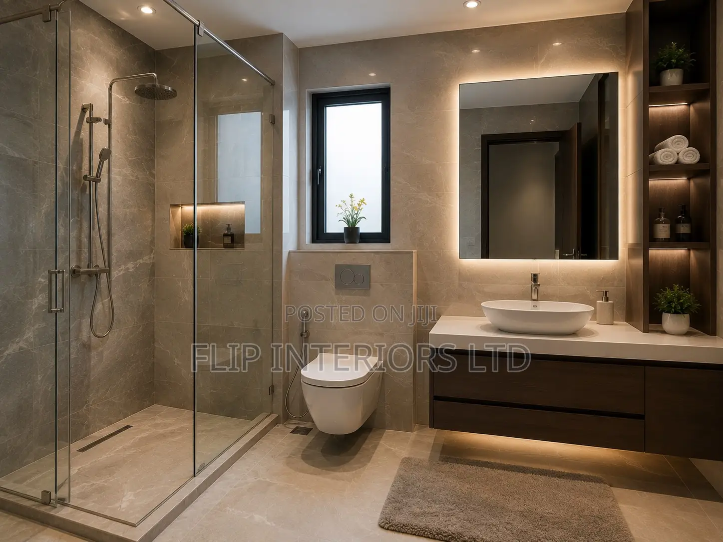 Custom Shower Bathroom Interior Renovation Solutions
