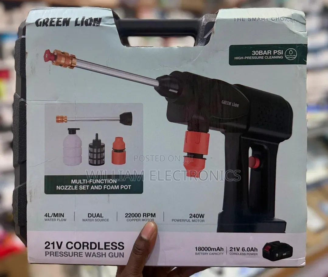 Greenlion 21v Cordless Pressure Washer