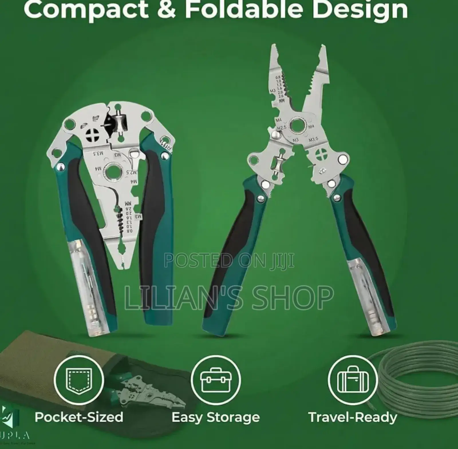 9 in 1 Plier With Tester Light