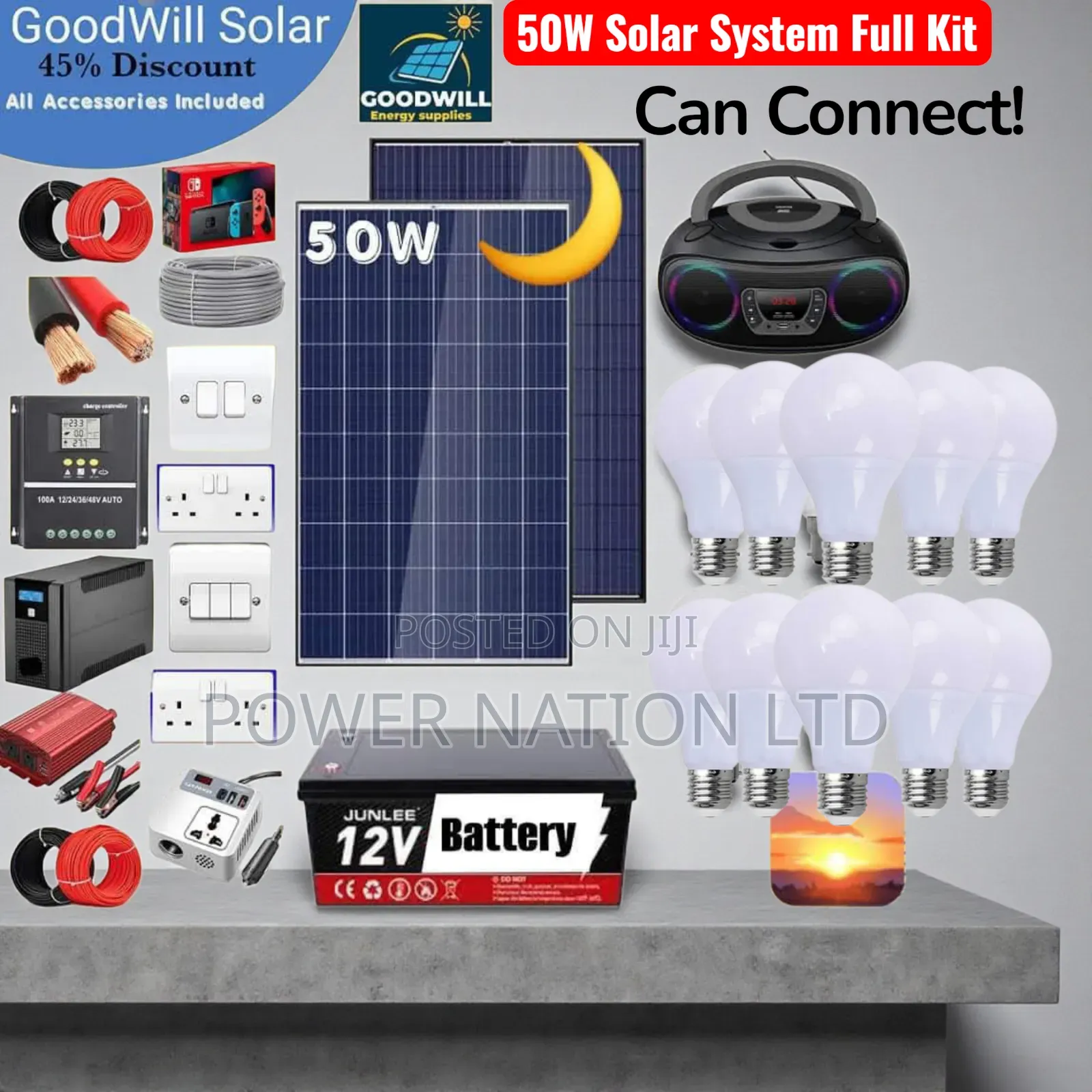 50w Next Power Solar Kit