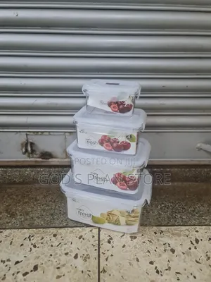 Clear Fruits Storage Containers/Food Storage Containers 4pcs
