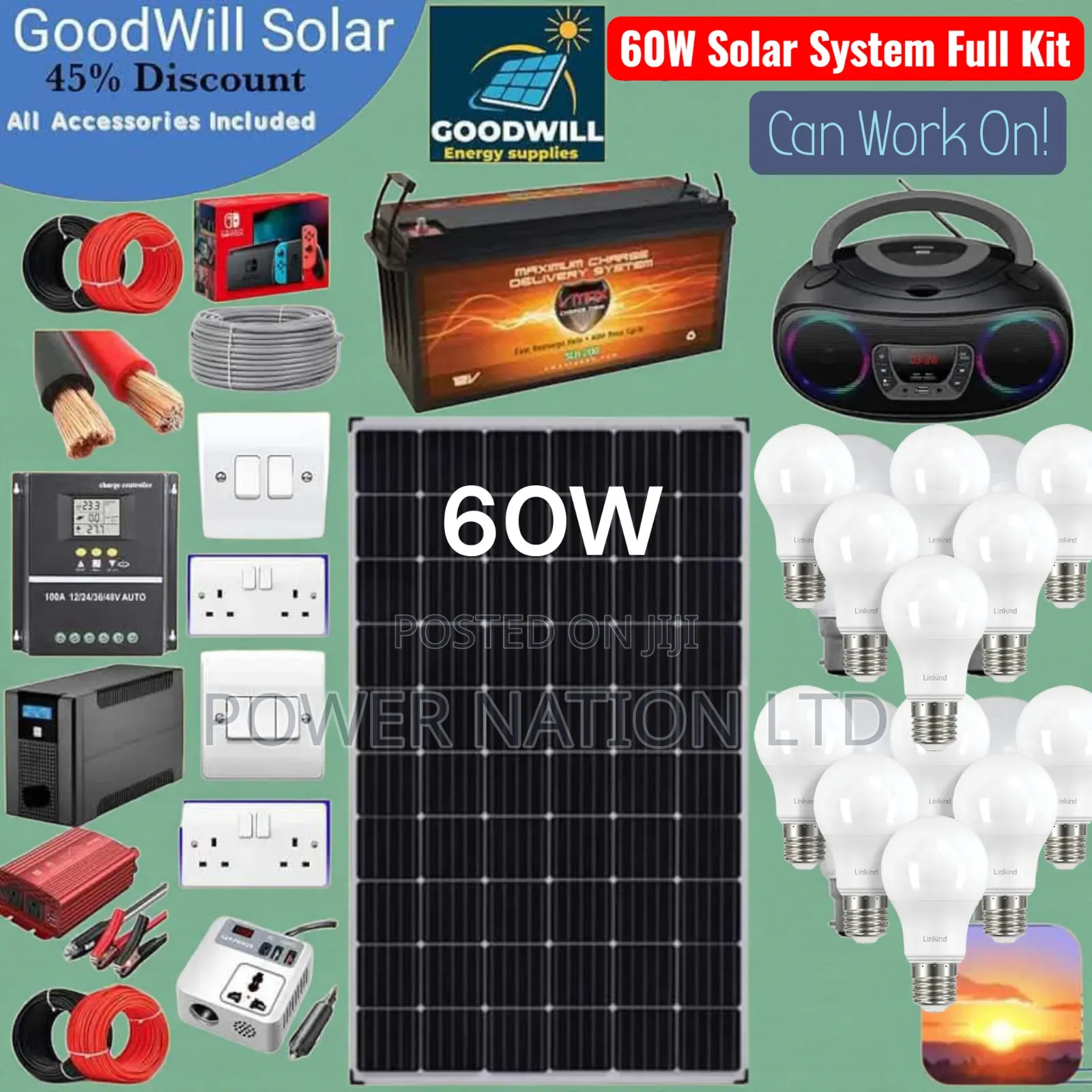60w Next Power Solar Kit