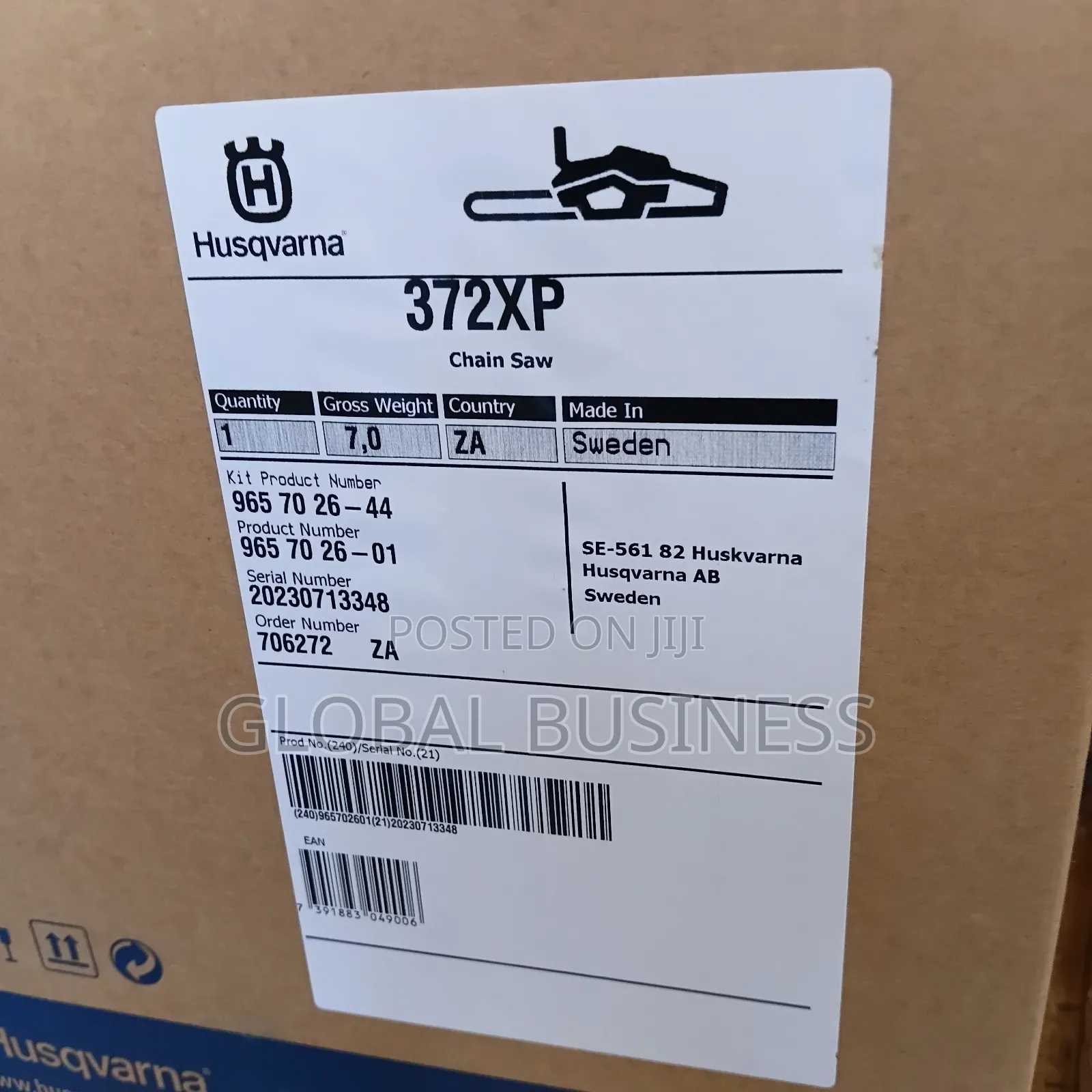 Durable Original Husqvarna 372xp Powersaw for Sale