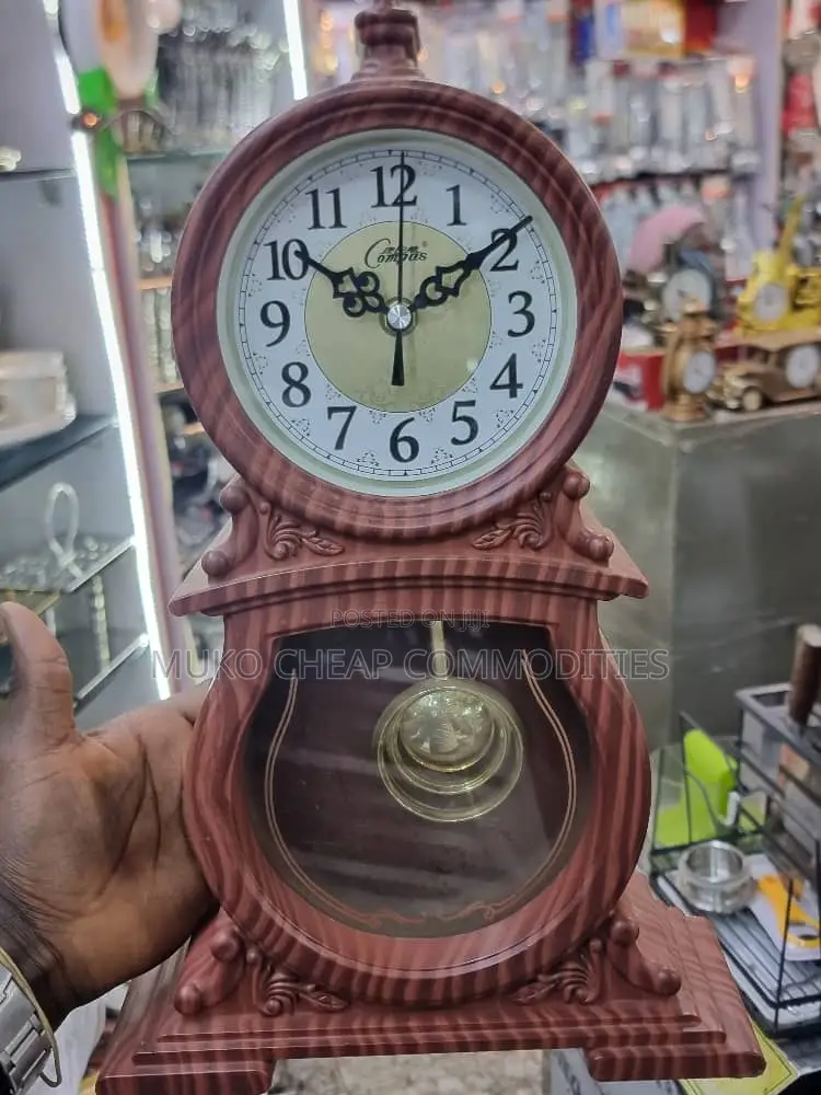 Free Standing Wood Clock