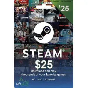 25$ Steam Gift Card (Usa Users Only)
