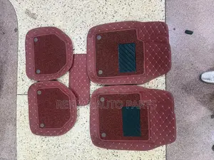 3d Red Car Floor Mats / Carpets