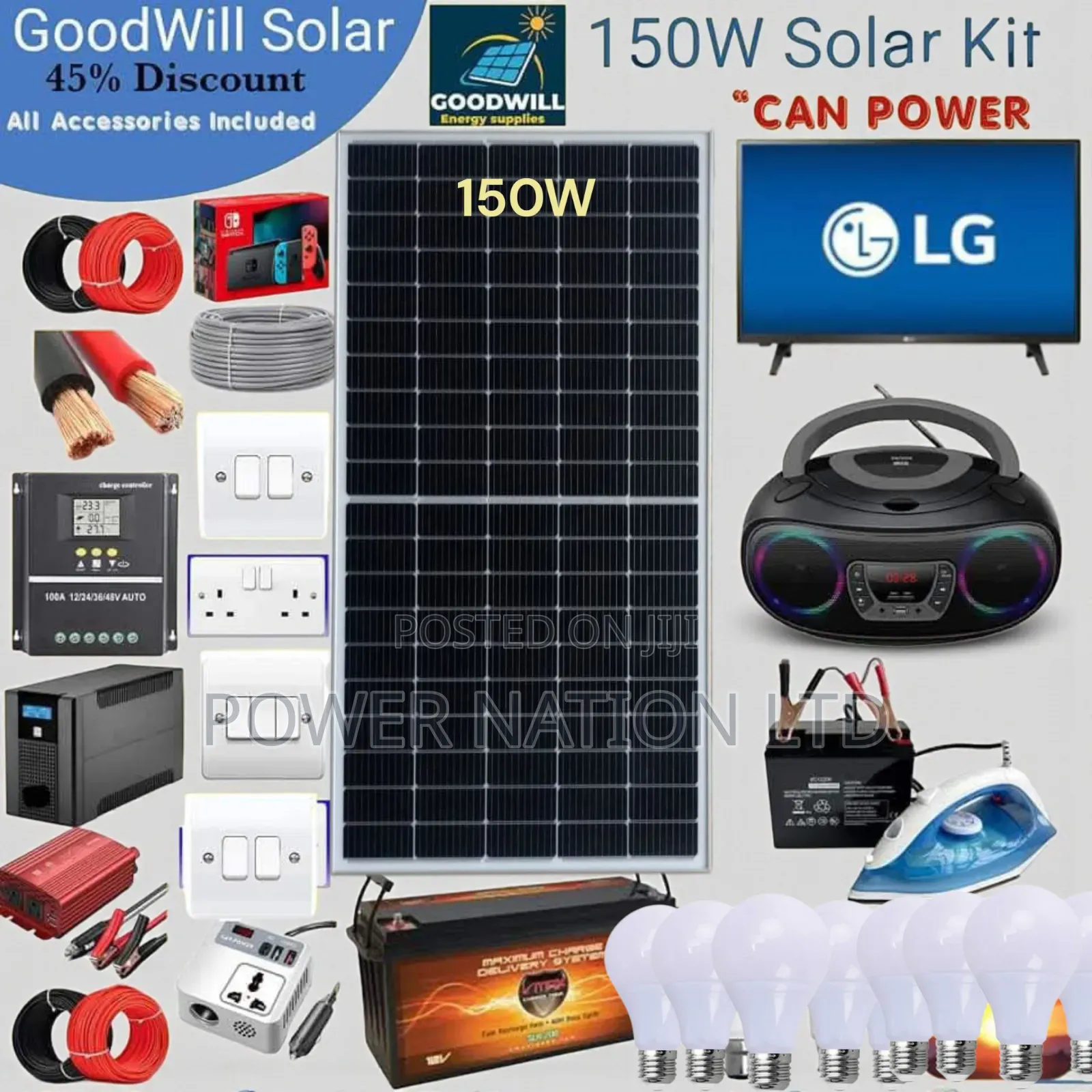150w Next Power Solar Kit
