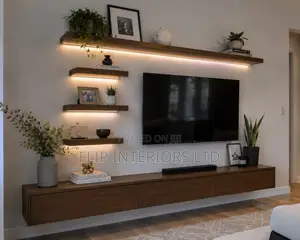 Modern Floating Shelves Decorative Wall Storage Solution