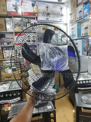 Saachi 16 Inch Silent Wall Fan Black