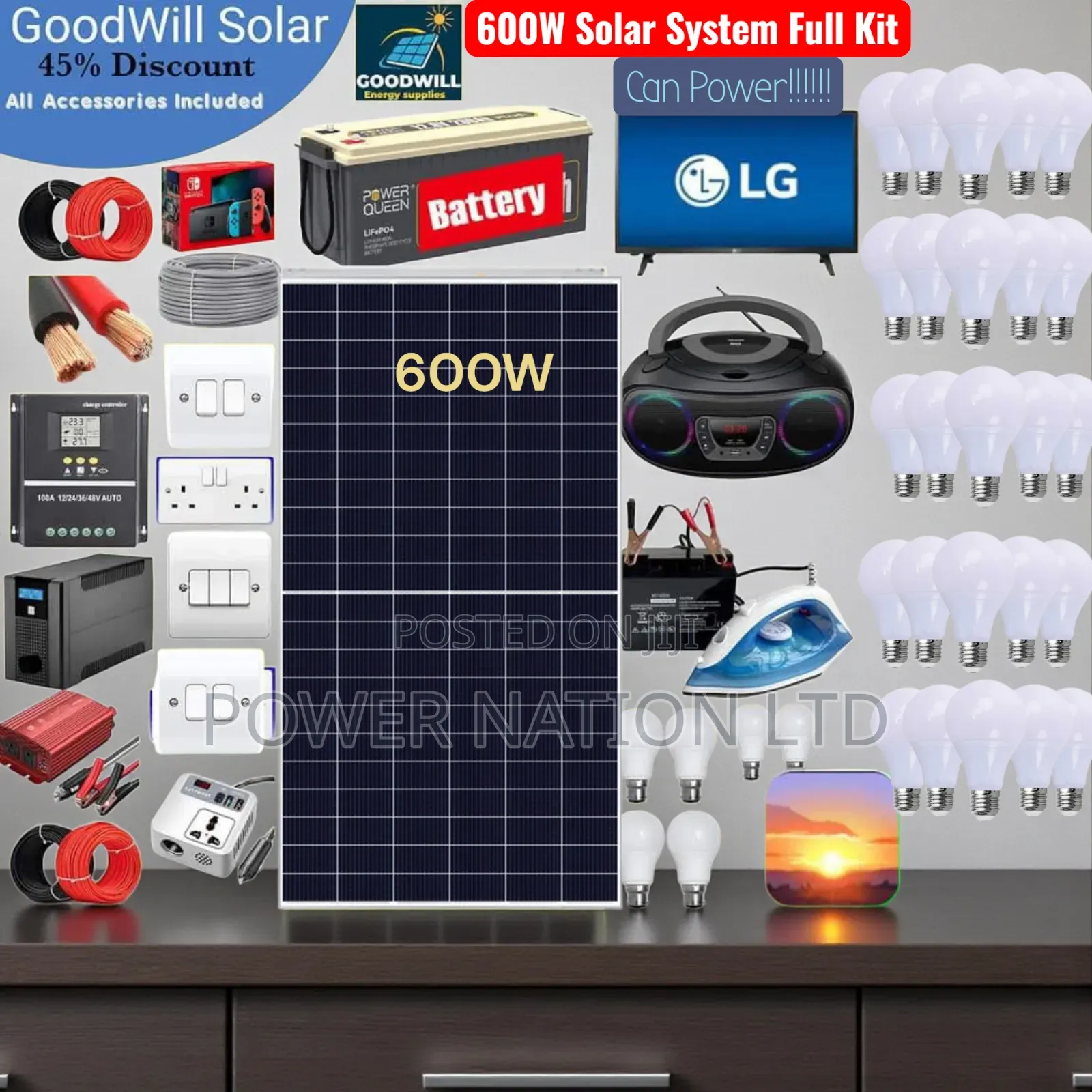 600w Next Power Solar Kit