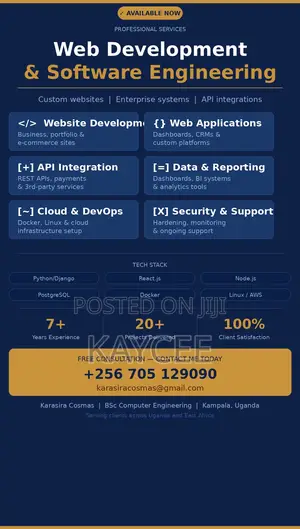 Professional Web Developer – Websites, Apps Cloud Systems