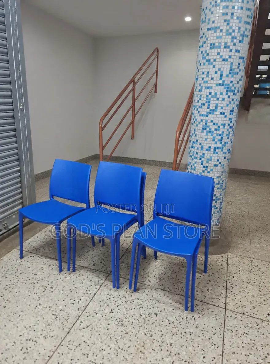 Blue Cafeteria Stackable Plastic Chairs Plastic Chairs