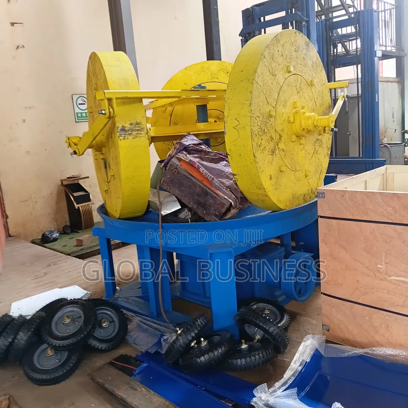 Commercial Three Roller Gold Wet Pan Mill