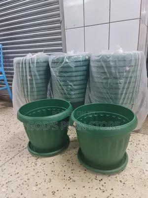 Green Plastic Flower Pots Plastic Flower Pots 1pc
