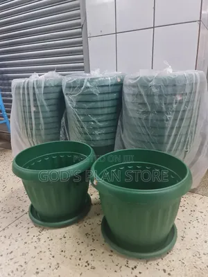 Green Plastic Flower Pots Plastic Flower Pots 1pc