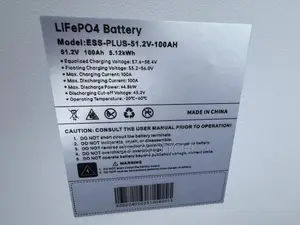 5kwh/ 100ah / 48v Lithium Battery