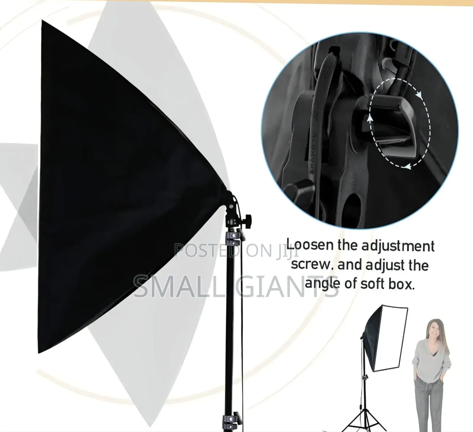 Professional Photography Studio Softbox Lighting Kit