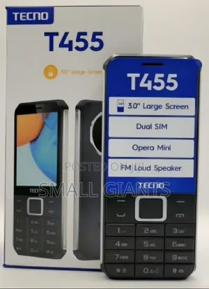 New Tecno T455 Black