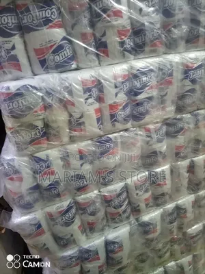 Comfort Brand Toilet Paper Rolls Packaged for Bulk Sale. ]