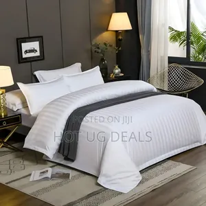 4pcs 5x6 Egyptian Duvet Set With Bedsheet and 2 Pillowcases - White