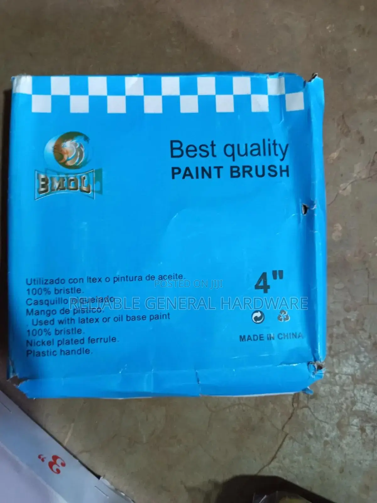 Paint Brush 4 Inches 4" Hand Brush