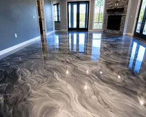 Metallic Epoxy Floor Design Luxury Surface Coating Solutions