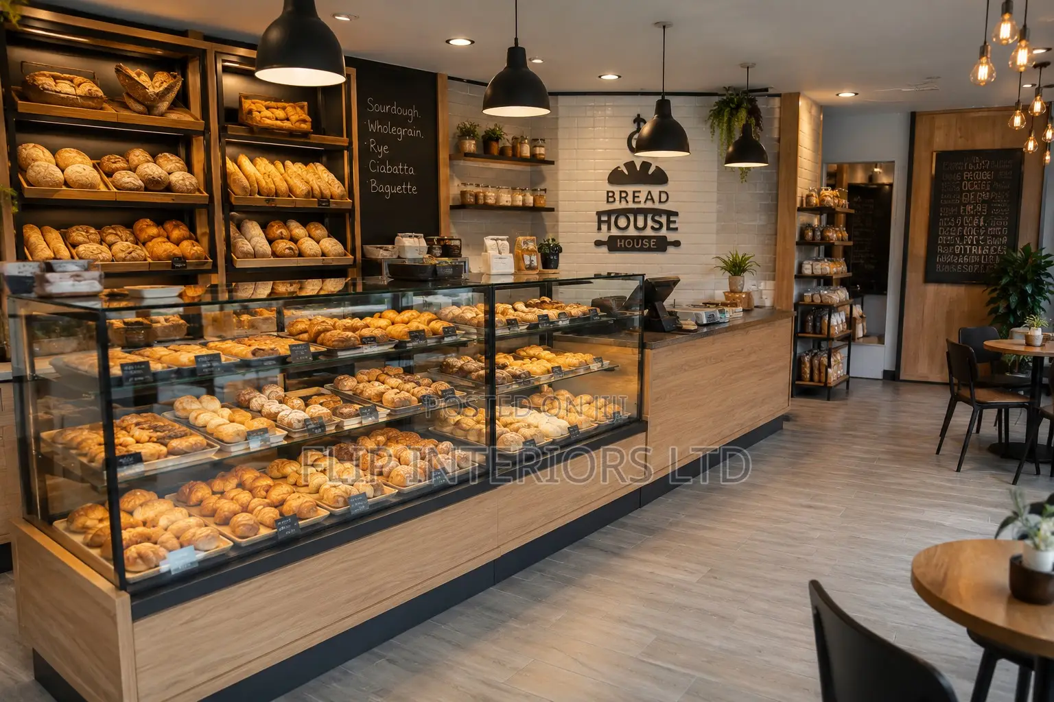 Modern Bakery Interior Design Space Planning Solutions