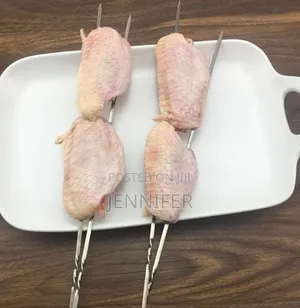 10pcs Flat Stainless Steel Kabob Skewers.