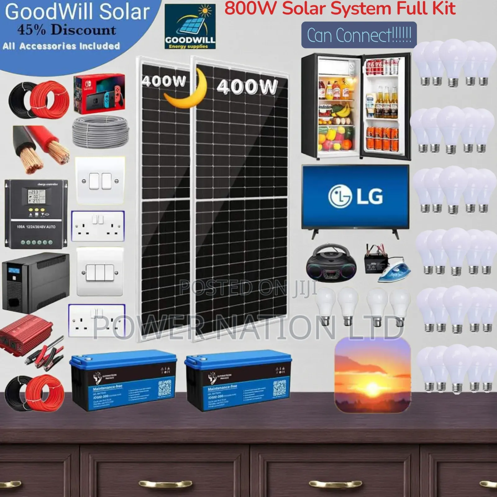 800w Next Power Solar Kit