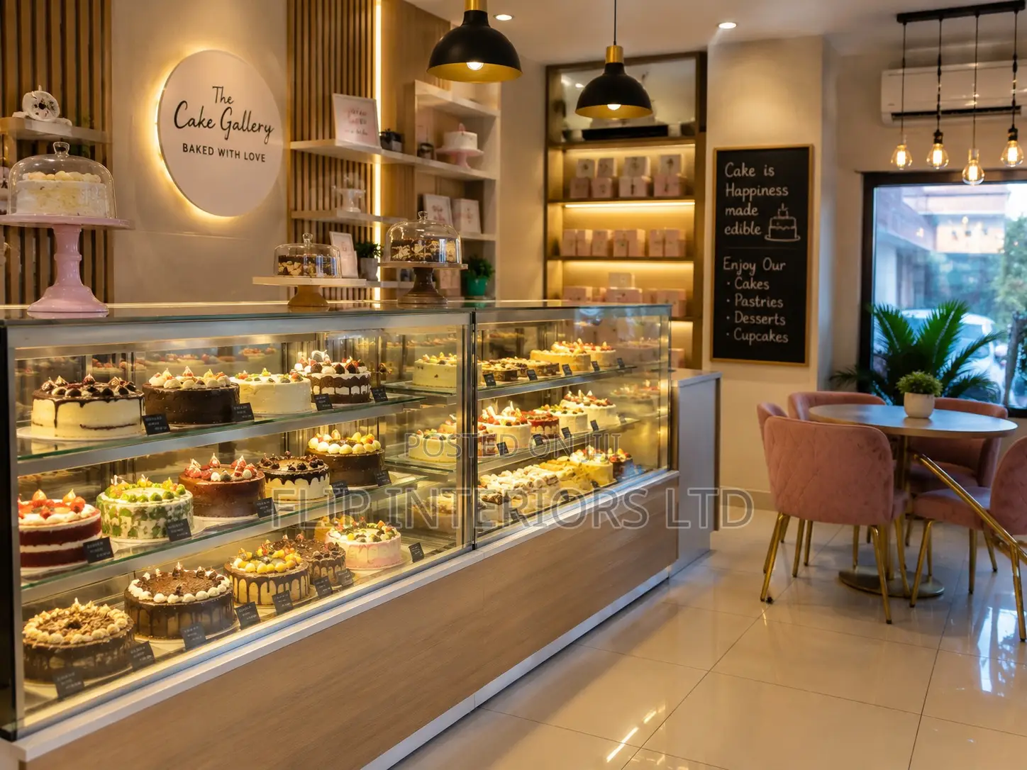 Luxury Cake Bakery Interior Styling Display Solutions
