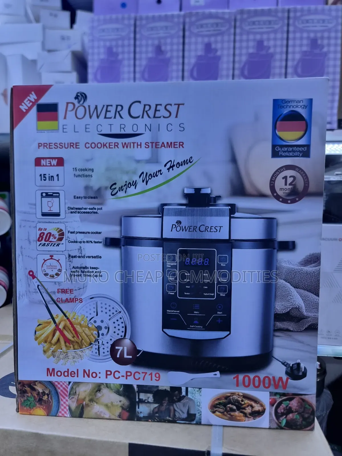 Pressure Cooker 7.0l Power Crest