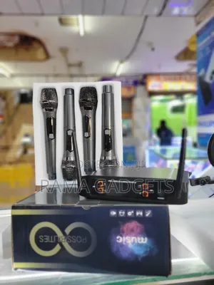 4-Channel Handheld Wireless Microphone System