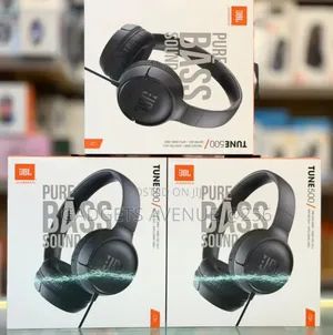 JBL Tune 500 Wired on-Ear Headphones Featuring JBL Pure Bass Sound.