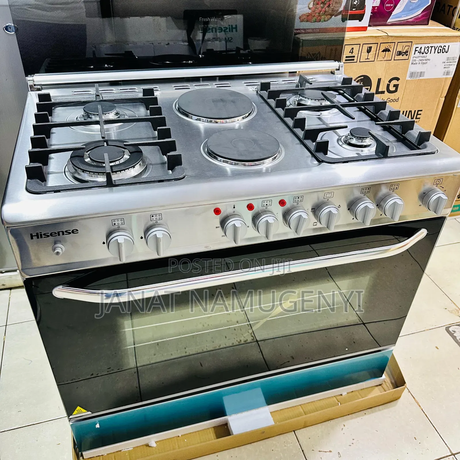Hisense 90x60cm 4+2 Cooker