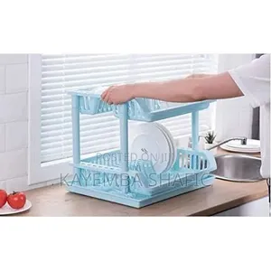 2-Tier Plastic Dish Drying Racks Used For