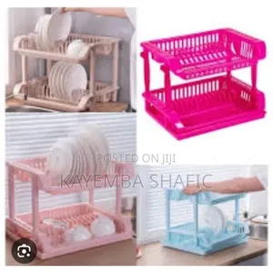 2-Tier Plastic Dish Drying Racks Used For