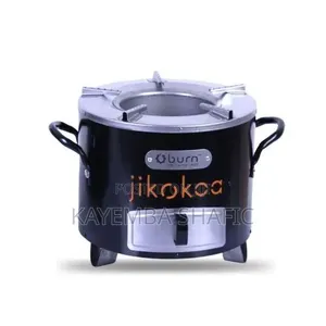 Burn Jikokoa High-efficiency Charcoal Stove. [1, 2]