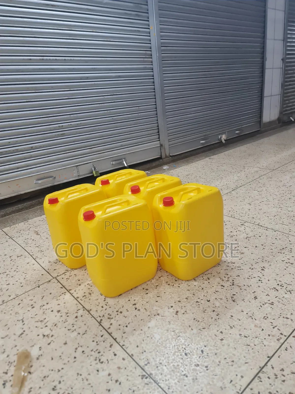 20litres Yellow Block Jerrycans 20litres Plastic Jerrycans 1pc