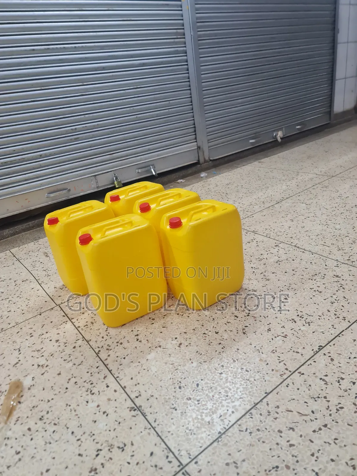 20litres Yellow Block Jerrycans 20litres Plastic Jerrycans 1pc