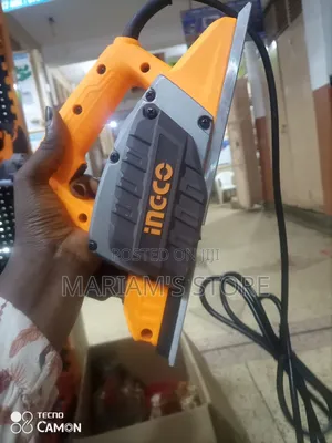Electric Planer in Yellow and Black.