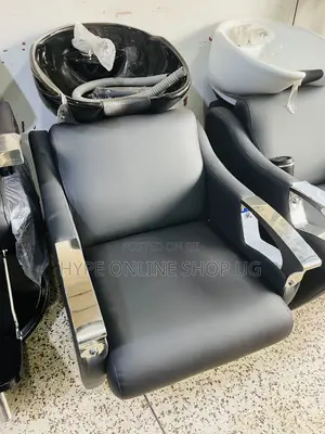 Black Ceramic Brandnew Designed Salon Hairwash Basin Chair