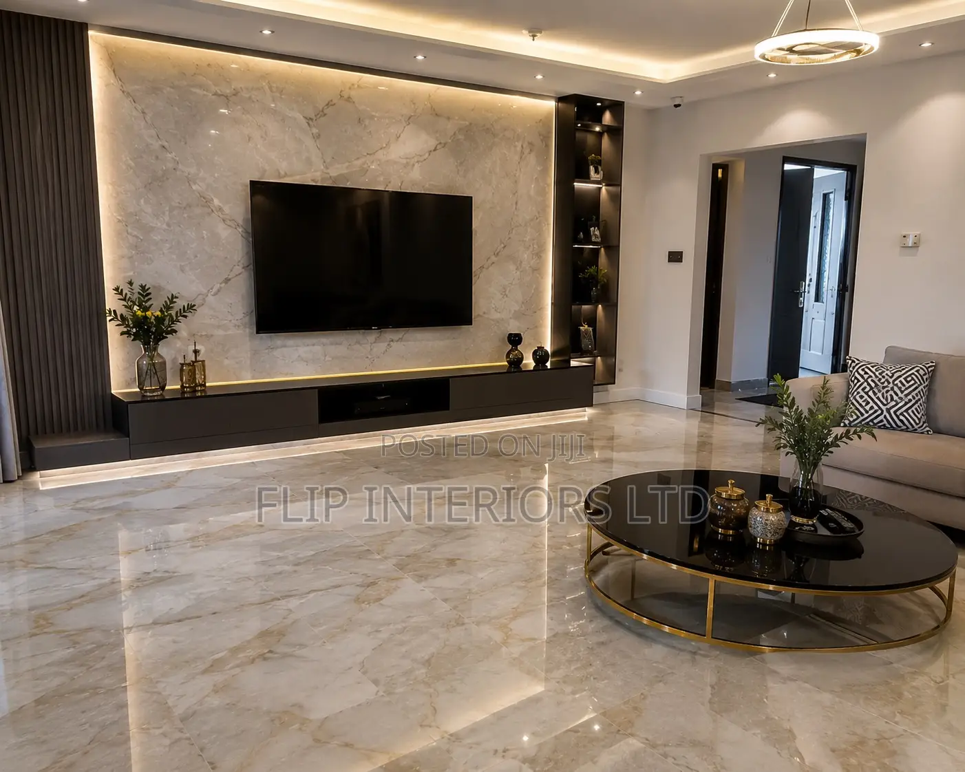 High-End Floor Tiling Decorative Wall Finishes