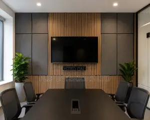Contemporary Acoustic Wall Panel Design Services (Tv Unit)