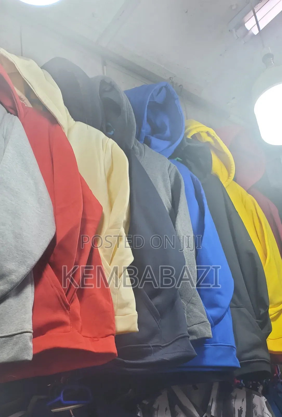 Unisex Solid Color Hooded Jumpers