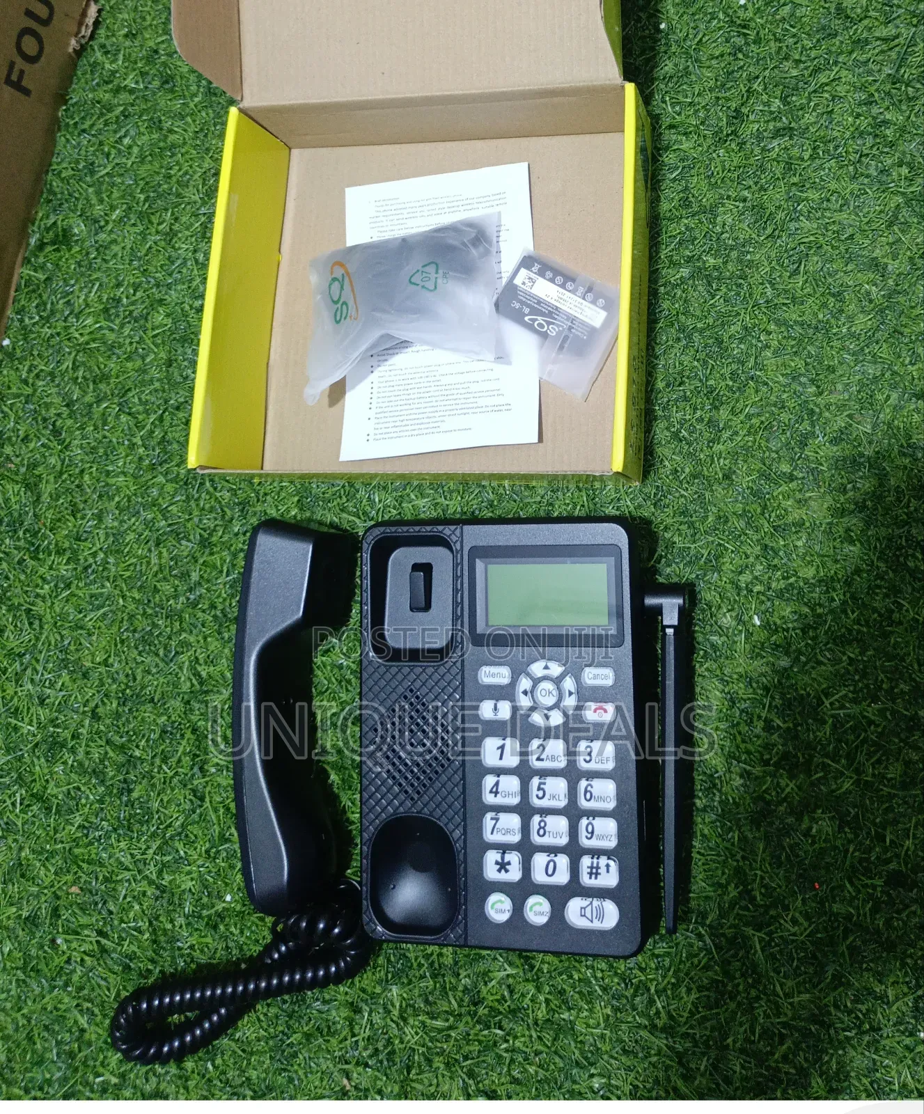 Sq Ls-810 Dual Sim GSM Fixed Wireless Desktop Phone.