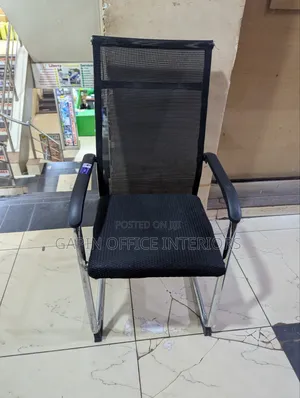 Long Back Static// Non Rotating Office Chair