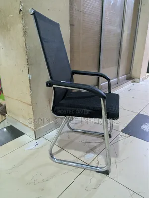 Long Back Static// Non Rotating Office Chair
