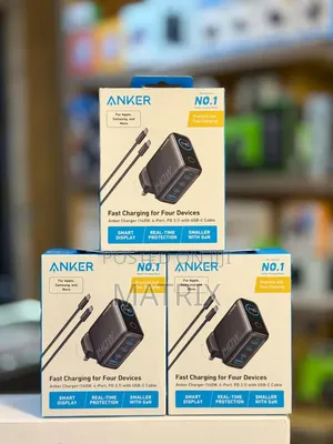 Anker 140w Usb C Charger, Laptop Charger, 4-Port Fast Charging,