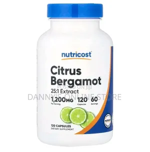 Citrus Bergamot Extract, 1200mg, 120 Capsules