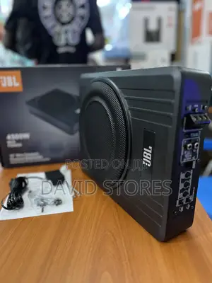 JBL 4500w 10” Car Under-Seat Slim Compact Powered Subwoofer